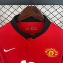 Camisa Manga Longa Manchester United Home Retrô 2013/14