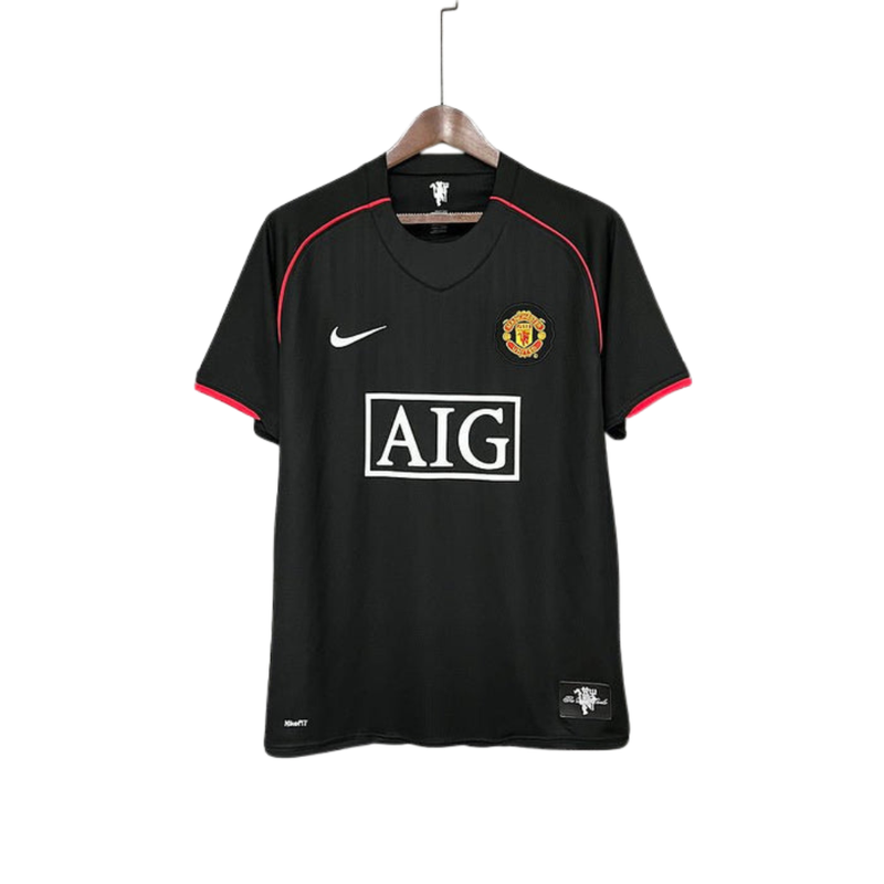 Camisa Manchester United Retrô Preta 2007/08