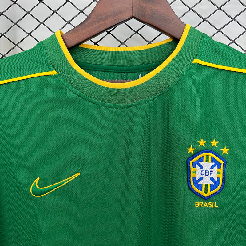 Camisa do Brasil Retrô Goleiro Verde 1998