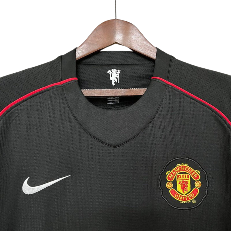Camisa Manchester United Retrô Preta 2007/08