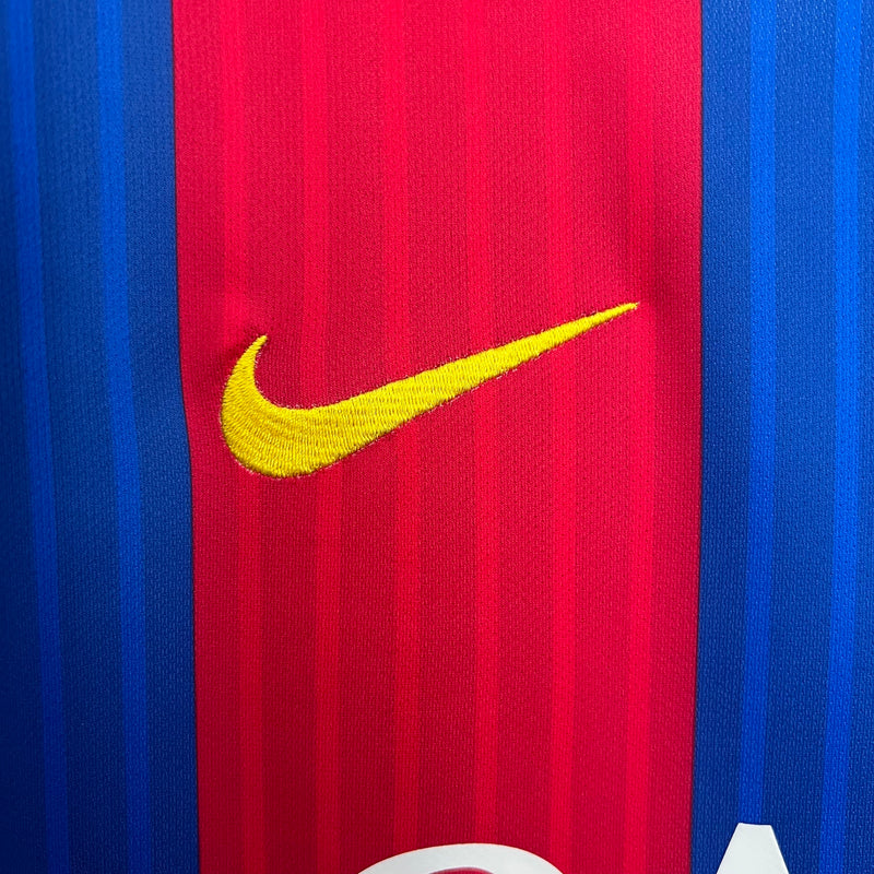 Camisa Manga Longa Barcelona Home Retrô 2014/15