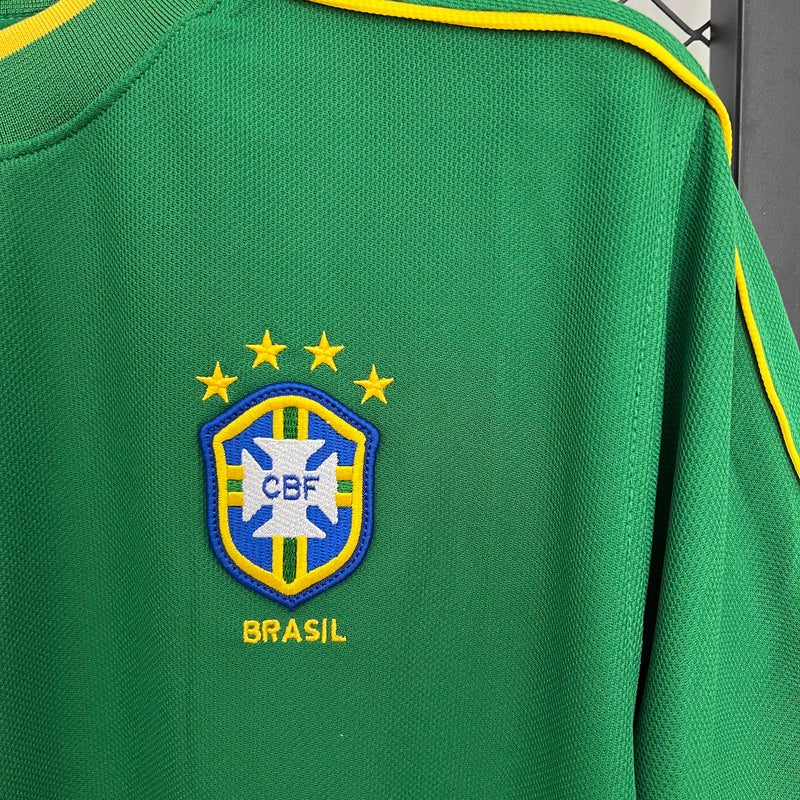 Camisa do Brasil Retrô Goleiro Verde 1998