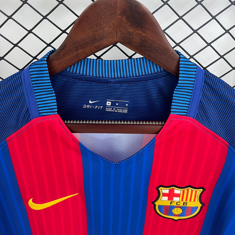 Camisa Manga Longa Barcelona Home Retrô 2014/15