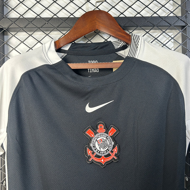 Camisa do Corinthians Feminina Preta 2025/2026