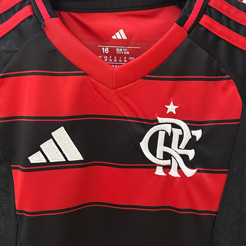 Conjunto infantil Flamengo 2025/26