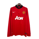 Camisa Manga Longa Manchester United Home Retrô 2013/14