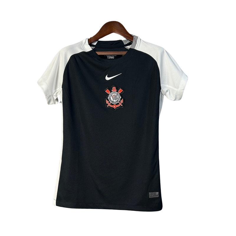 Camisa do Corinthians Feminina Preta 2025/2026