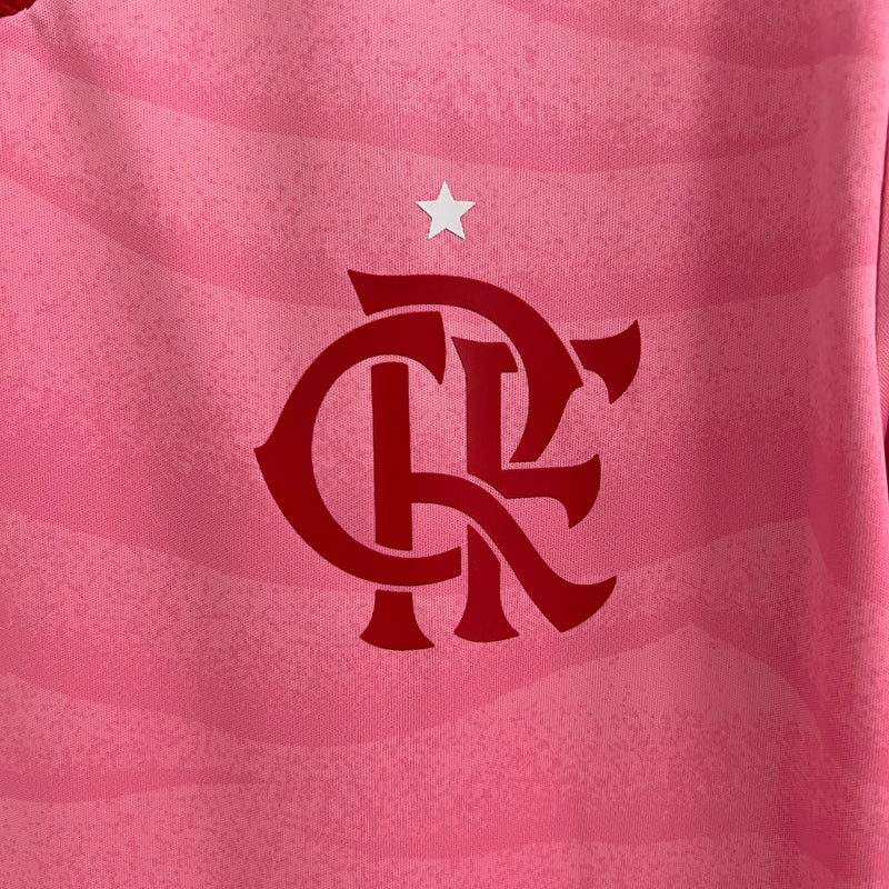 Camisa do Flamengo Feminina Rosa 2023/2024