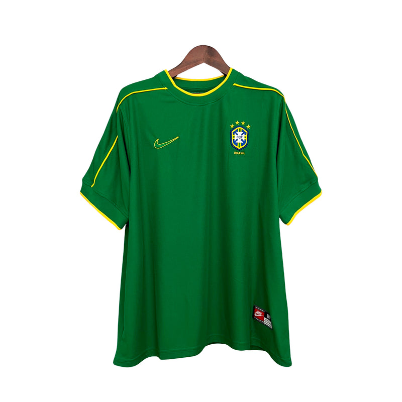 Camisa do Brasil Retrô Goleiro Verde 1998