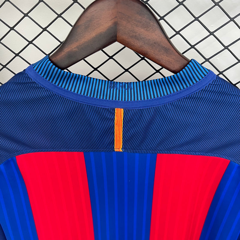 Camisa Manga Longa Barcelona Home Retrô 2014/15