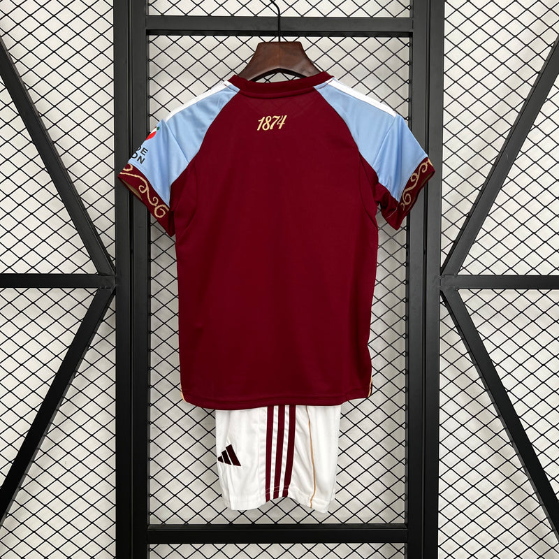 Conjunto infantil Aston Villa Home 2025/26